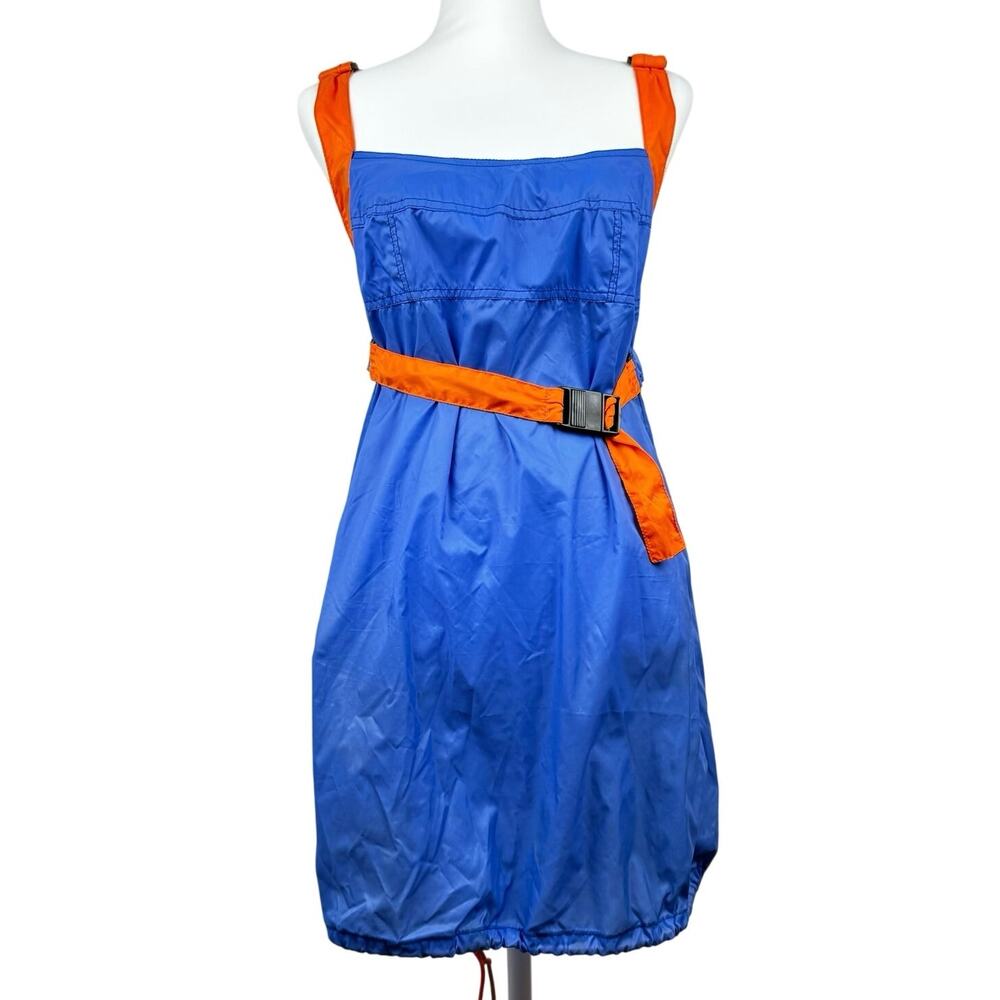 Vintage Diesel Dress size M y2k 90s rave club techno nylon